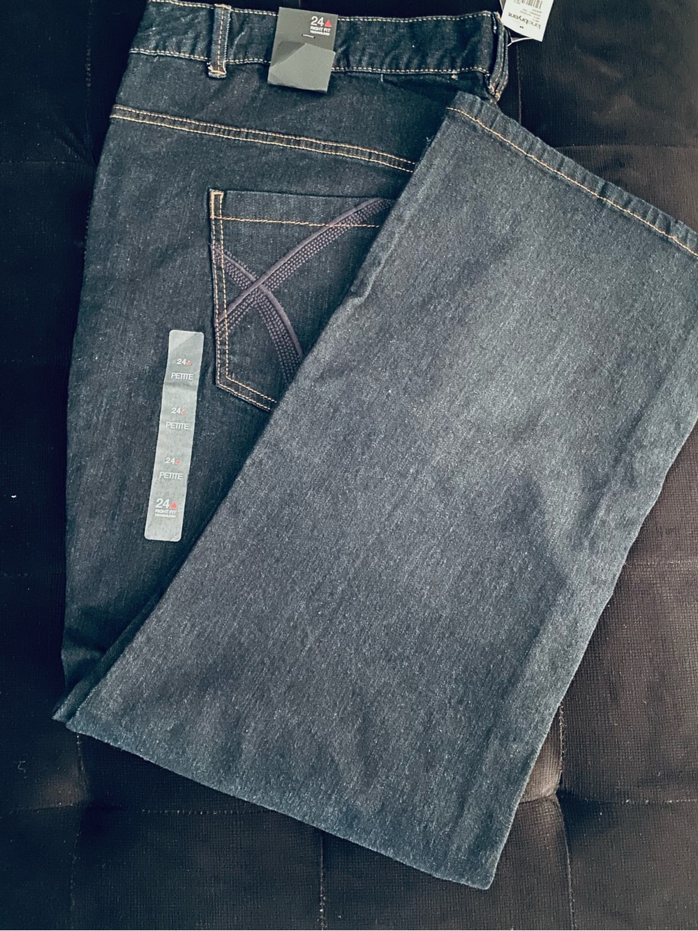 Lane Bryant Dark Blue Straight Leg Jeans